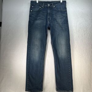 Levi’s 505 Jeans Men’s Sz 34 X 32 Medium Wash Whiskered